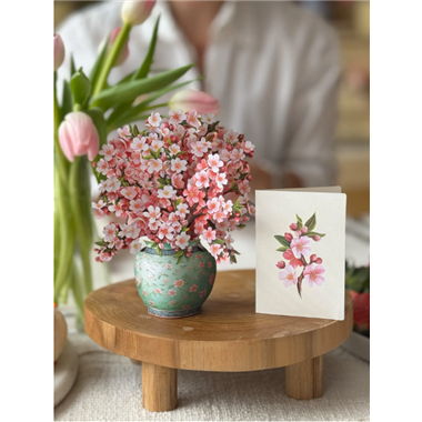 Mini Japanese Cherry Blossoms Pop-Up Card